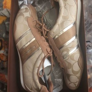 Coach Signature Sneakers - Authentic